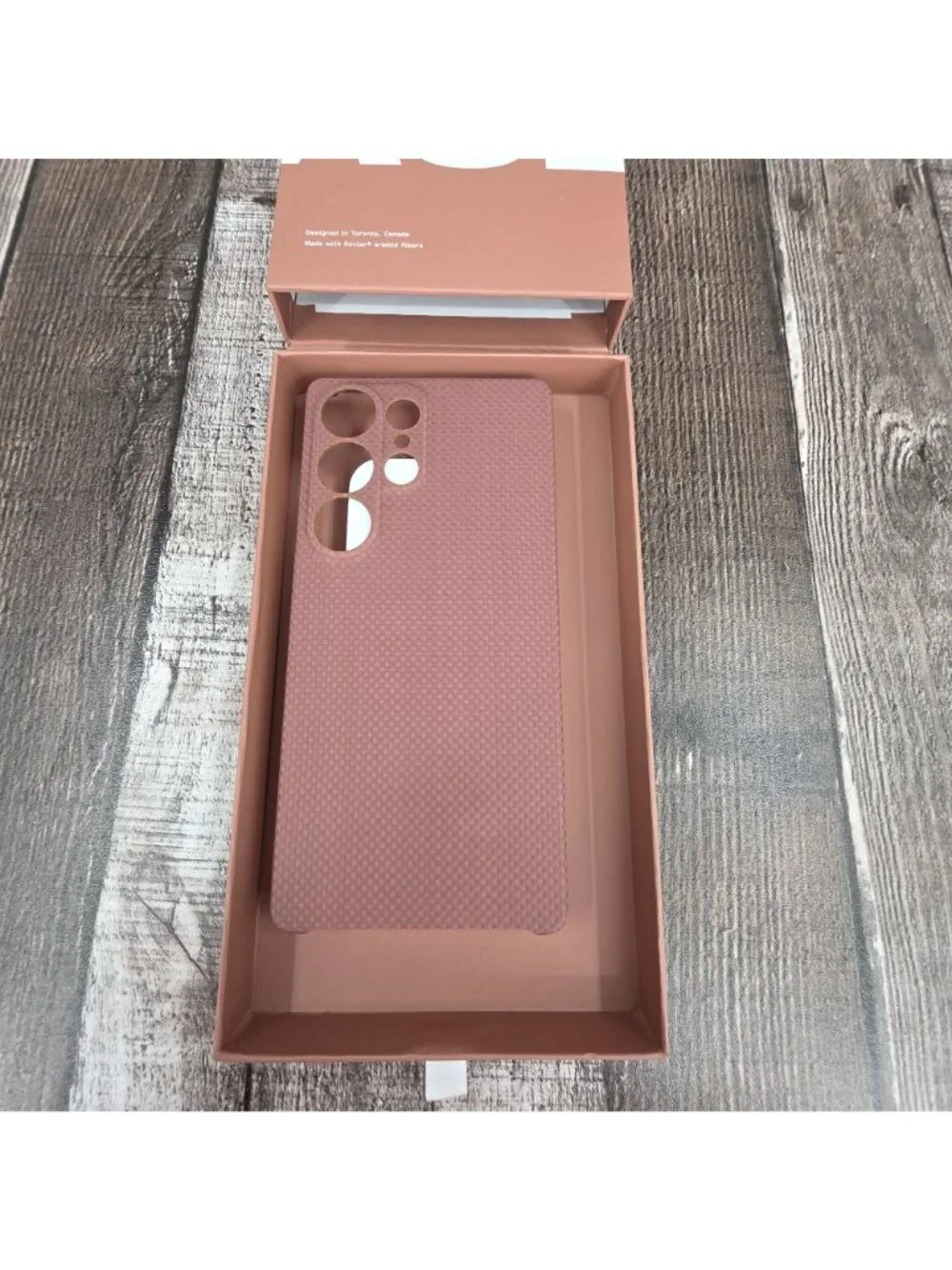 Latercase Samsung Galaxy S25 Ultra Thin Phone Case Coffee Brown Tan Aramid Fiber